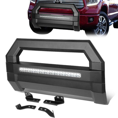 07-18 Toyota Tundra LED Bull Bar w/License Plate Relocation Kit
