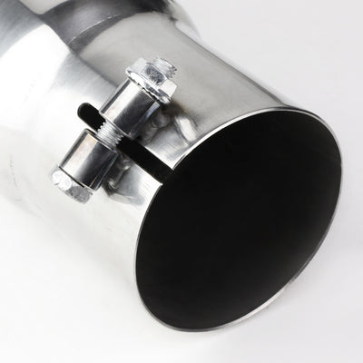 D-Motoring - Muffler Exhaust Tip - 3.5 OD Tip Diameter - Slant Tip - Fits over 3 OD Piping - 2