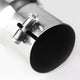 D-Motoring - Muffler Exhaust Tip - 3.5 OD Tip Diameter - Slant Tip - Fits over 3 OD Piping - 2