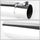 D-Motoring - Muffler Exhaust Tip - 3.5 OD Tip Diameter - Slant Tip - Fits over 3 OD Piping - 4