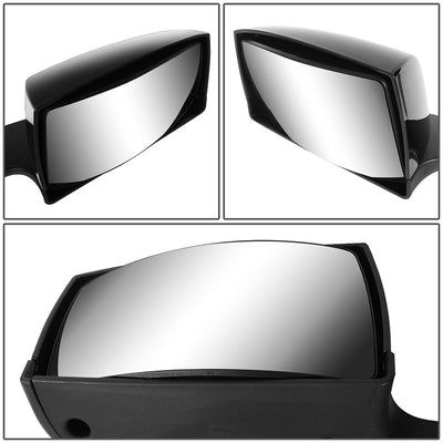 Performance Series Side Hood Mirrors (Black) <br>04-18 Volvo VN Series