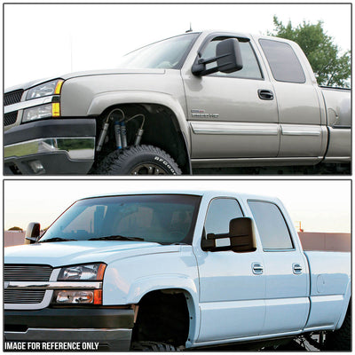 D-Motoring - Towing Mirrors - Extendable - Chrome - Pair - Chevy Silverado / Suburban / Avalanche / Tahoe / Cadillac Escalade - 7