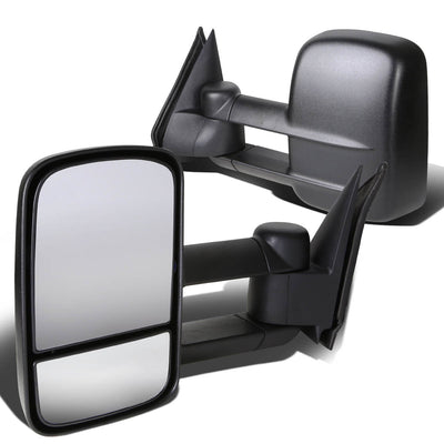 D-Motoring - Towing Mirrors - Powered - Extendable - Black - Tahoe / Yukon / GMC C(K) 1500 / 2500 / C(K) 3500 - 1