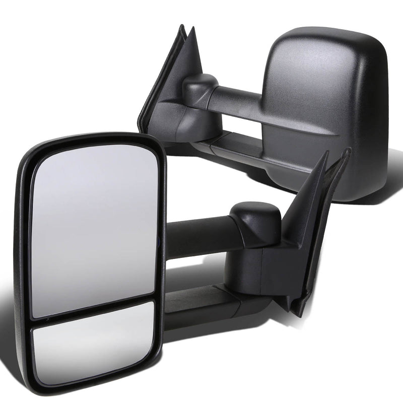 D-Motoring - Towing Mirrors - Powered - Extendable - Black - Tahoe / Yukon / GMC C(K) 1500 / 2500 / C(K) 3500 - 1