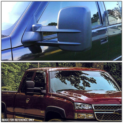 D-Motoring - Towing Mirrors - Powered - Extendable - Black - Tahoe / Yukon / GMC C(K) 1500 / 2500 / C(K) 3500 - 7