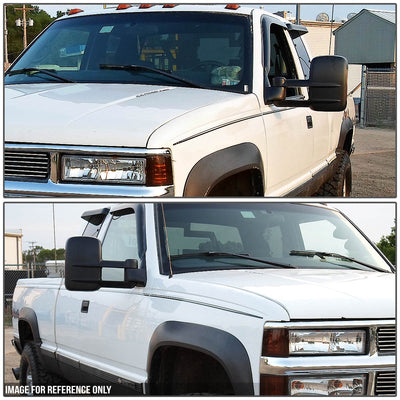 D-Motoring - Towing Mirrors - Powered - Extendable - Chrome - Tahoe / Yukon / GMC C(K) 1500 / 2500 / C(K) 3500 - 6