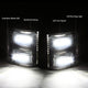 D-Motoring - Mirror Turn Signal Lights - Smoked Lens - Clear Corner - Direct Bolt On - OE Style - Ford F-250 / F-350 / F-450 Super Duty - 2
