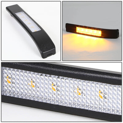 D-Motoring - Mirror Turn Signal Lights - Chrome Housing - Amber Corner - Direct Bolt On - OE Style - 09-14 Ford F-150 - 3