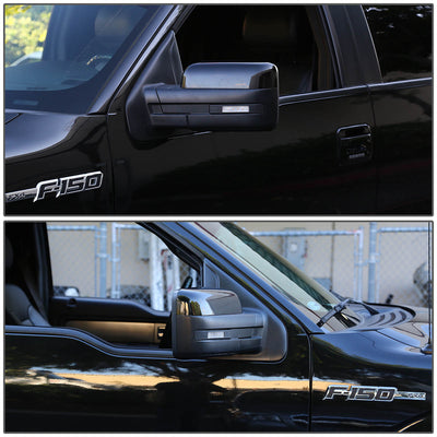 D-Motoring - Mirror Turn Signal Lights - Chrome Housing - Amber Corner - Direct Bolt On - OE Style - 09-14 Ford F-150 - 6