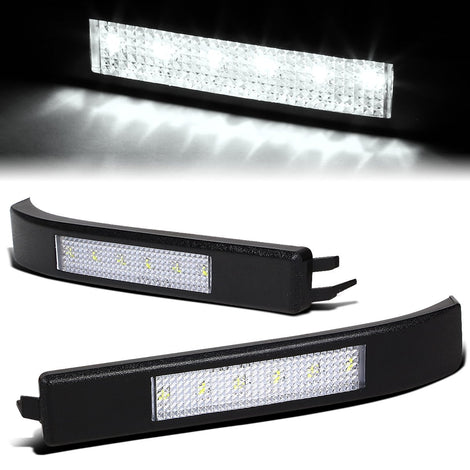 Clear Lens White LED Mirror Turn Signal Lights<br>09-14 Ford F150