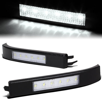 Clear Lens White LED Mirror Turn Signal Lights<br>09-14 Ford F150
