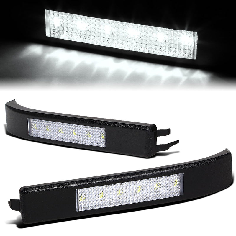 Clear Lens White LED Mirror Turn Signal Lights<br>09-14 Ford F150
