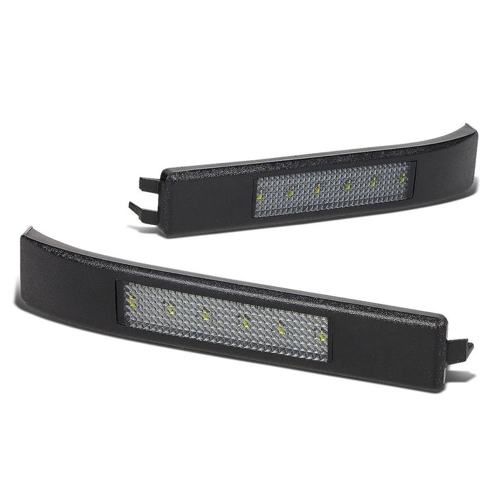 D-Motoring - Mirror Turn Signal Lights - Smoked Lens - Clear Corner - Direct Bolt On - OE Style - 09-14 Ford F-150 - 1