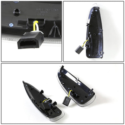D-Motoring - Mirror Turn Signal Lights - Black Housing - Amber Corner - Direct Bolt On - OE Style - Ford F-250 / F-350 / F-450 / F-550 Super Duty  - 3