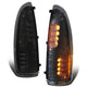 D-Motoring - Mirror Turn Signal Lights - Black Housing - Smoked Lens - Amber Corner - Direct Bolt On - OE Style - Ford F-250 / F-350 Superduty - 1