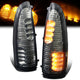 Smoked Lens Amber LED Mirror Turn Signal Lights<br>99-07 Ford F250 F350 F450 F550 Super Duty