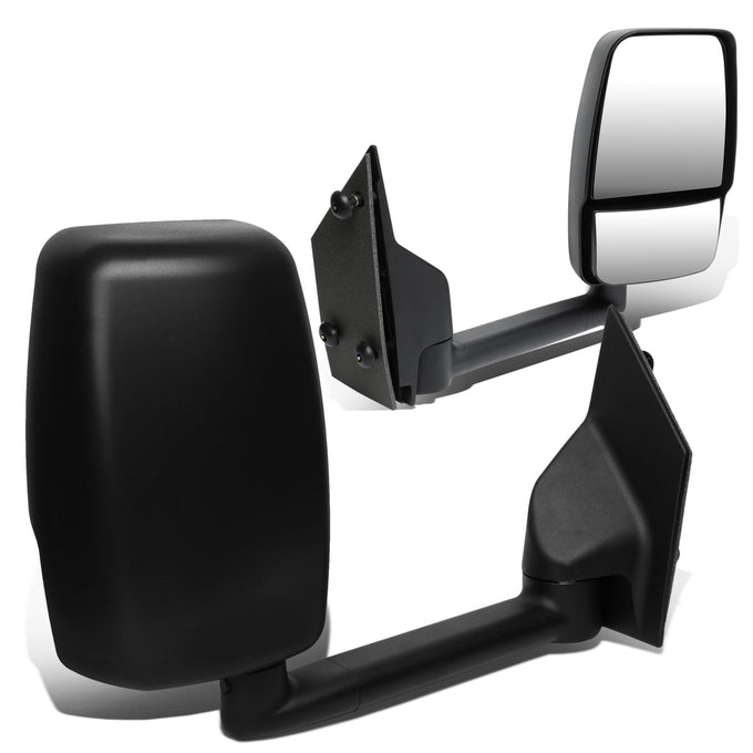 Manual Side View Mirrors <br>03-18 Chevy Express, GMC Savana