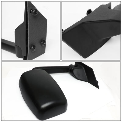 Manual Side View Mirror (Left) <br>03-18 Chevy Express, GMC Savana