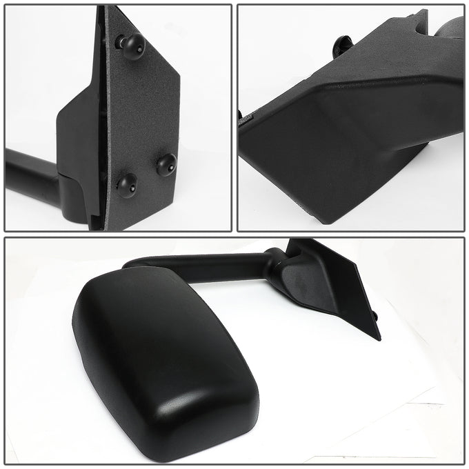 Manual Side View Mirror (Left) <br>03-18 Chevy Express, GMC Savana