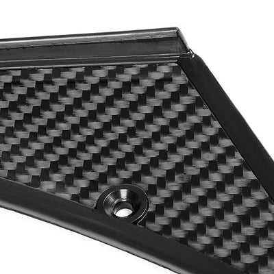 Universal Canards Diffuser Fins - Front Bumper - Carbon Fiber - Set of 4 - NRG-CARB-C100 - 2