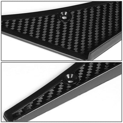 Universal Canards Diffuser Fins - Front Bumper - Carbon Fiber - Set of 4 - NRG-CARB-C100 - 3