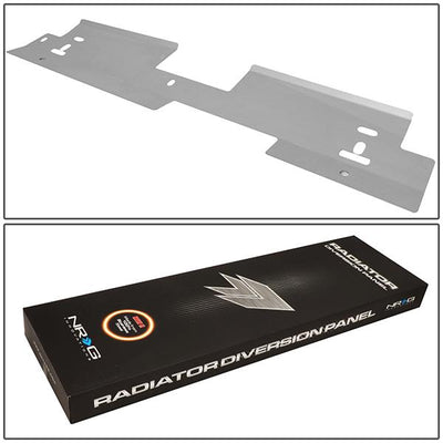Nrg Innovations - 90-97 Mazda Miata Engine Bay Air Diversion Panel - Stainless Steel - 5