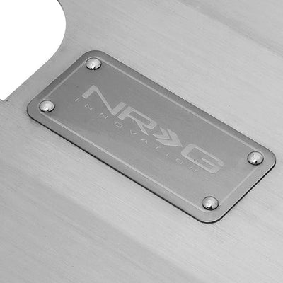 Nrg Innovations - 03-06 Mitsubishi Evolution Engine Bay Air Diversion Panel - Stainless Steel - 2