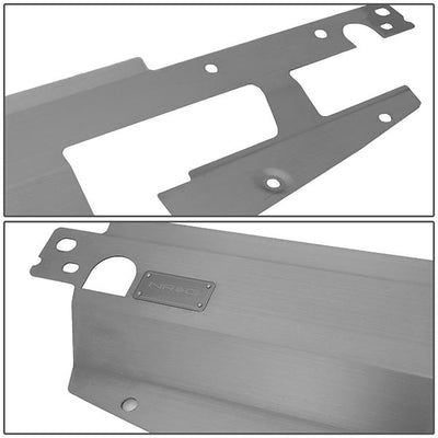 Nrg Innovations - 03-06 Mitsubishi Evolution Engine Bay Air Diversion Panel - Stainless Steel - 4