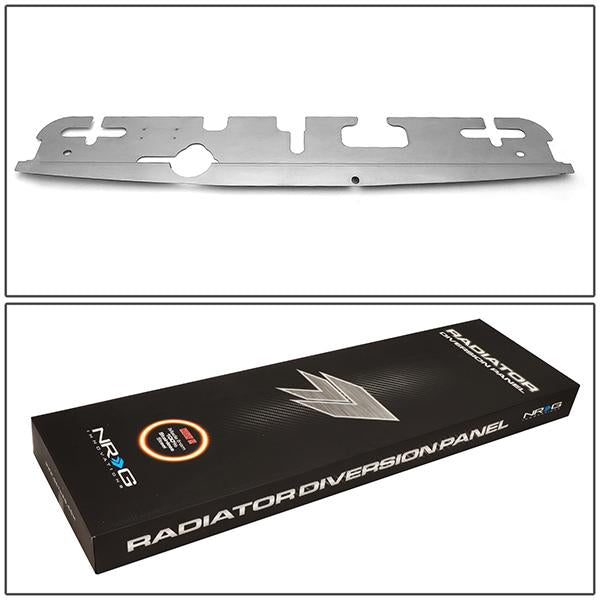Nrg Innovations - 93-98 Toyota Supra Engine Bay Air Diversion Panel - Stainless Steel - 5