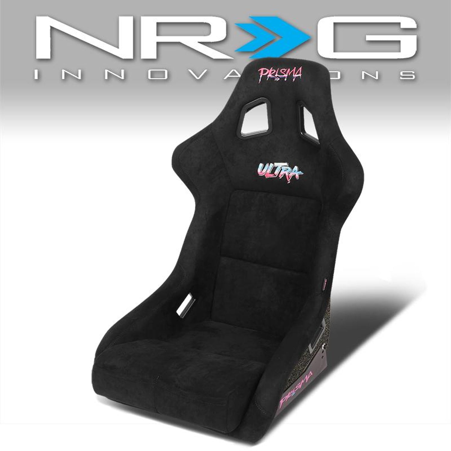 Large Size Black Alcantara Bucket Racing Seats <br>Universal