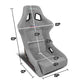 Large Size Grey Alcantara Bucket Racing Seats <br>Universal