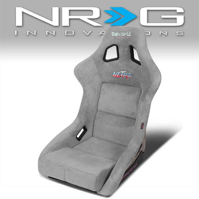 Large Size Grey Alcantara Bucket Racing Seats <br>Universal