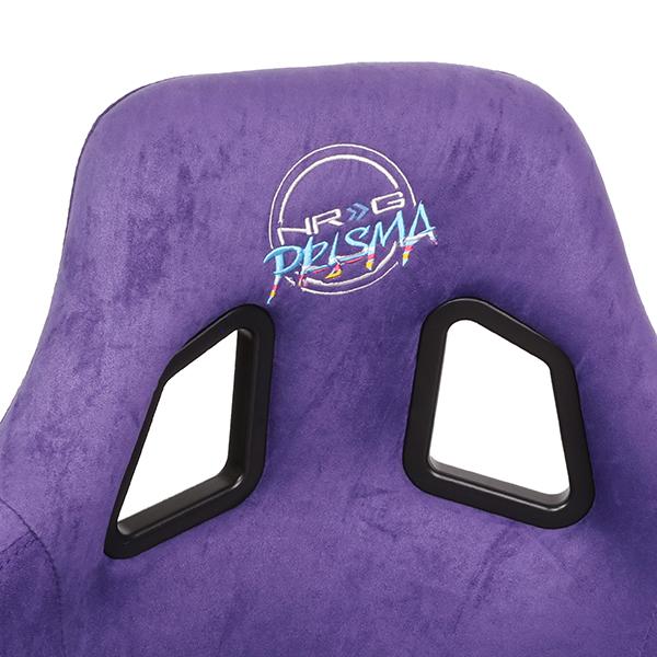 1 Piece Large Purple Alcantara Fabric Bucket Racing Seat Universal
