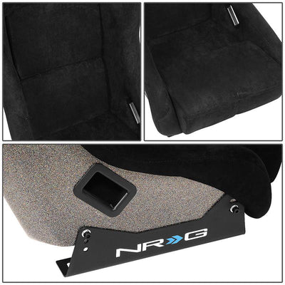 1 Piece Medium Alcantara Prisma Ultra Fixed Bucket Racing Seat <br>Universal