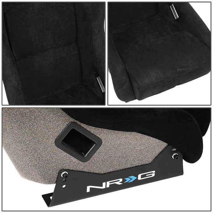 1 Piece Medium Alcantara Prisma Ultra Fixed Bucket Racing Seat <br>Universal