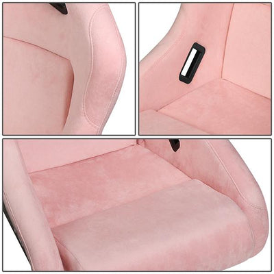 1 Piece Medium Size Alcantara Bucket Racing Seat <br>Universal