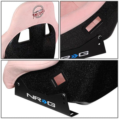 1 Piece Medium Size Alcantara Bucket Racing Seat <br>Universal