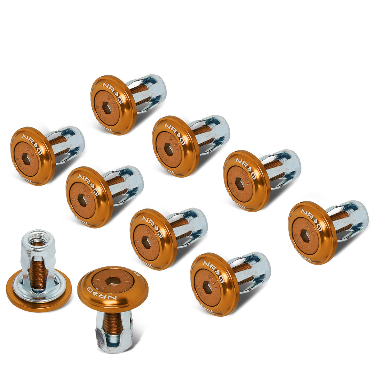10Pcs 20mm Wide Aluminum Fender Washer Kit w/Rivnut Tool - FW-150RG ...