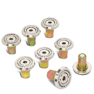 8Pcs 24mm Wide Aluminum Fender Washer Kit - FW-380TS