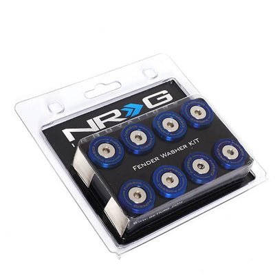 NRG Innovations - 11-12mm HolesFender Washer Dress Up Kits - 24mm - 8 Pieces - W/Allen Key - 6