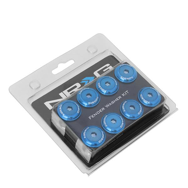 NRG Innovations - 11-12mm HolesFender Washer Dress Up Kits - 24mm - 8 Pieces - W/Allen Key - 6