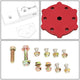 Nrg Innovations - Ground Wire System Circle Earth Grounding Kits - 6-Points - 4
