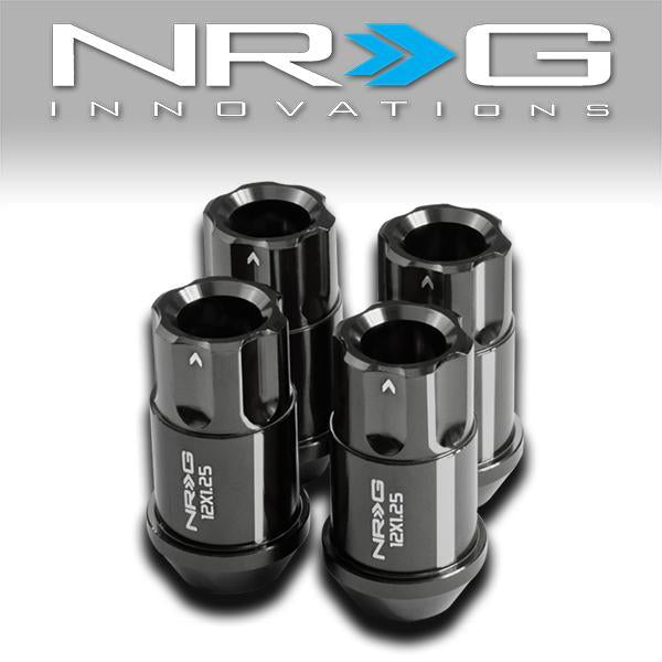 4Pcs M12 x 1.25 6-Point Open-End 1.75 L in. Aluminum Lug Nuts [A variety of color options]<br>Universal