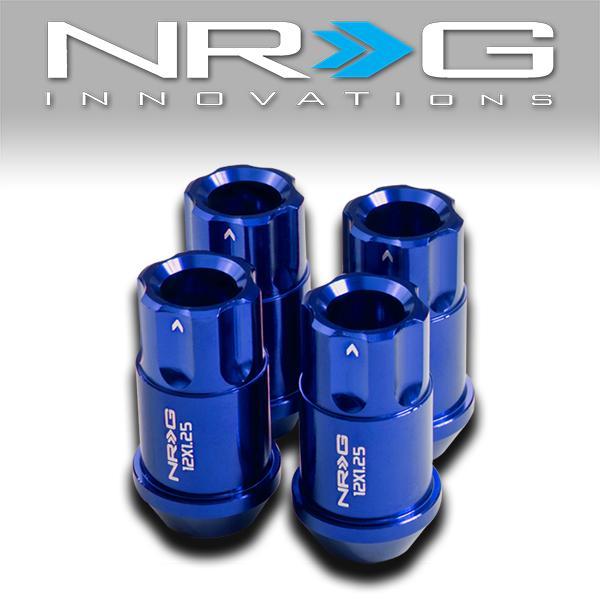 4Pcs M12 x 1.25 6-Point Open-End 1.75 L in. Aluminum Lug Nuts [A variety of color options]<br>Universal