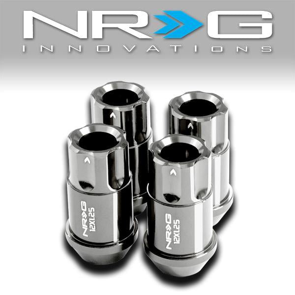 4Pcs M12 x 1.25 6-Point Open-End 1.75 L in. Aluminum Lug Nuts [A variety of color options]<br>Universal