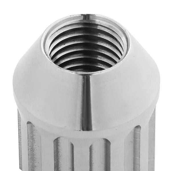 Lug Nuts - 27mm - Open-End - w/4X Lock + Key - M12X1.5 - 16Pcs - Titanium - NRG-LN-T200SL-21 - 2