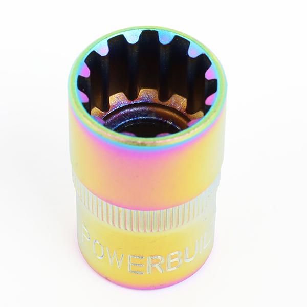 Lug Nuts - 27mm - Open-End - w/4X Lock + Key - M12X1.5 - 16Pcs - Titanium - NRG-LN-T200SL-21 - 5