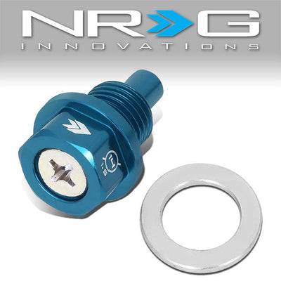 Nrg Innovations - M14X1.5 Magnetic Oil Drain Plug Bolt - W/Gasket - Aluminum - 1