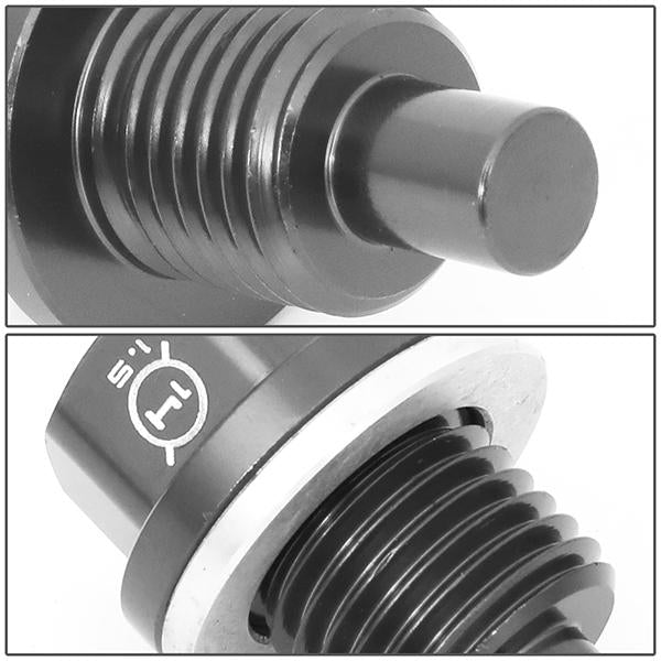 Nrg Innovations - M14X1.5 Magnetic Oil Drain Plug Bolt - W/Gasket - Aluminum - 4