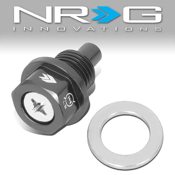 Nrg Innovations - M14X1.5 Magnetic Oil Drain Plug Bolt - W/Gasket - Aluminum - 1